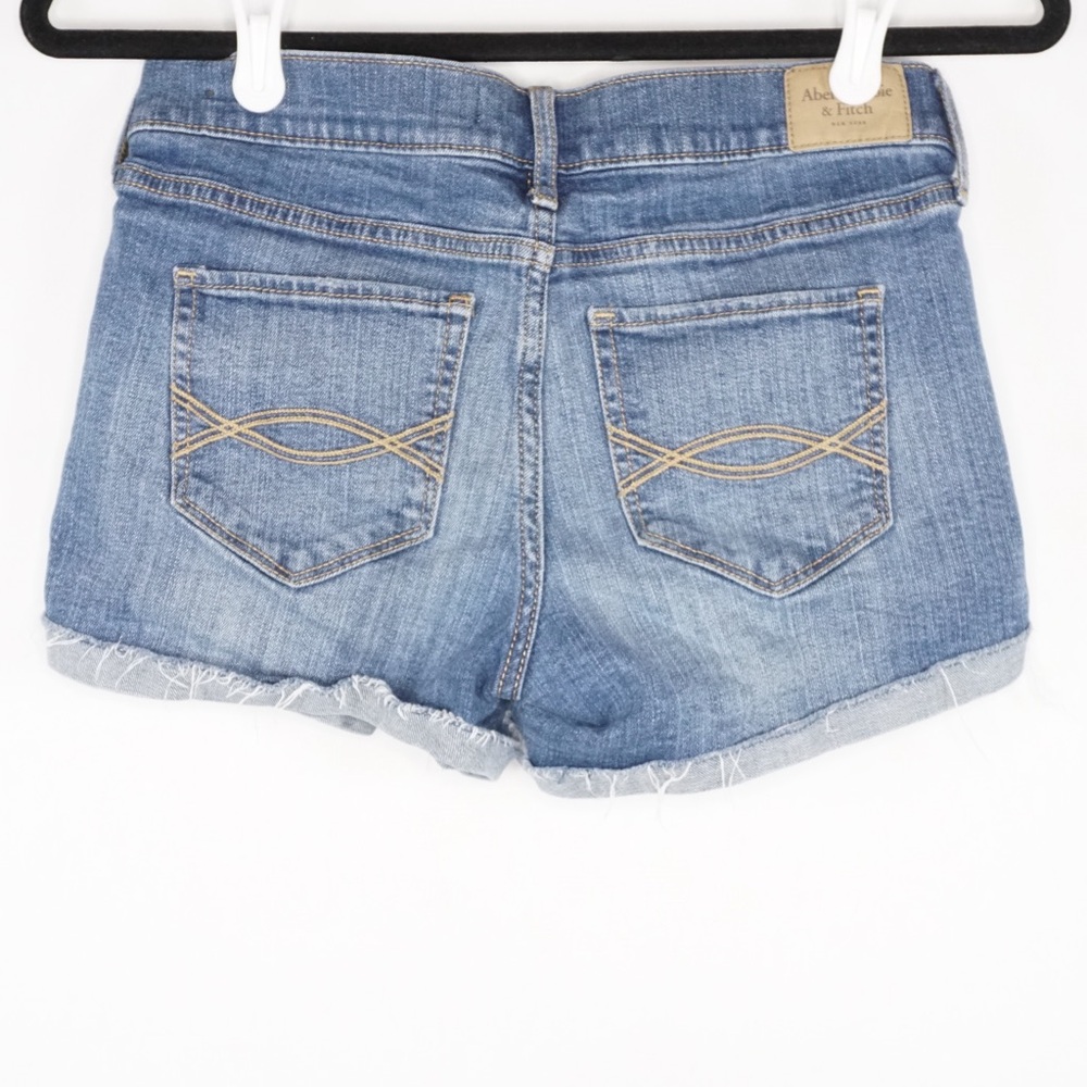 Abercrombie & Fitch Distressed Jean Shorts - Picture 3 of 4